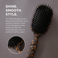 Teleties Full Sized Boar Bristle Hair Brush - Tortoise