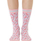 Living Royal Women's Bamboo Crew Socks - Bow