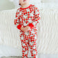 Caden Lane Bamboo Two-Piece Pajama Set-Cozy Claus