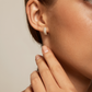 LeMel “Brooklyn CZ” Huggie Earrings