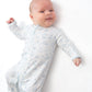 Bei Bei Snap Romper-Blue Toile