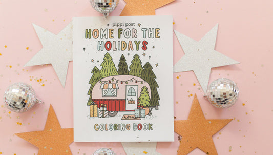 Pippi Post “Home For The Holidays” Coloring Book