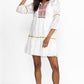 Johnny Was Kit Tunic Dress (Slip)-White