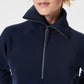 Spanx AirEssentials Half Zip-Timeless Navy