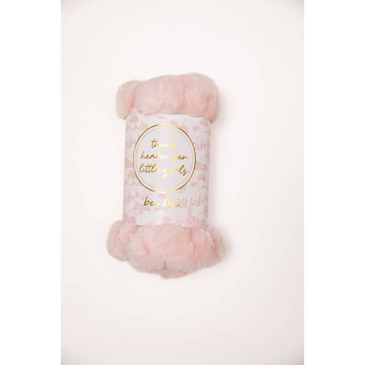 Bei Bei Faux Fur Lovey-Pink
