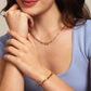 LeMel "Charlotte" CZ Bangle-Gold