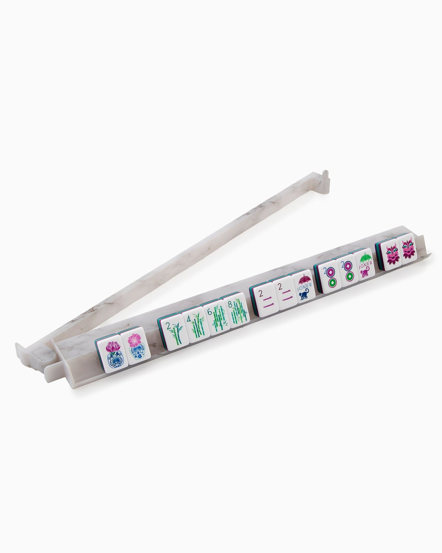 Oh My Mahjong Rack & Pushers Set-Carrera
