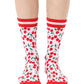 Living Royal Women's Bamboo Crew Socks - Cherry