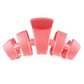Teleties Classic Small Claw Hairclip-Calming Coral