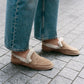 Dolce Vita "Cloey" Plush Loafer- Light Brown Suede