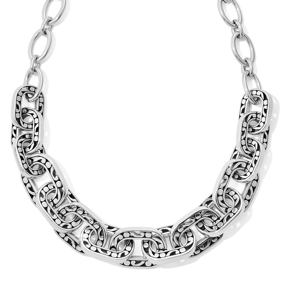 Brighton Contempo Linx Necklace-Silver