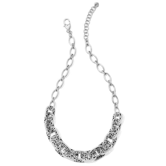 Brighton Contempo Linx Necklace-Silver