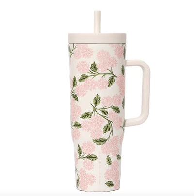 Corkcicle x Rifle Paper Co. “Pink Hydrangea" - 40oz Cruiser