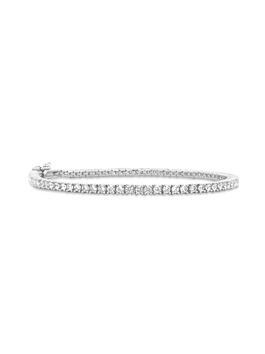 LeMel CZ Silver Tennis Bracelet-Medium 7”