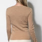 Greylin "Clementine" Whip Stitch Knit Top-Light Camel