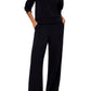 Spanx AirEssentials V-Neck Long Sleeve Sweatshirt - Very Black