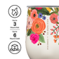 Corkcicle x Rifle Paper Co. “Garden Party Cream”- 12oz Stemless Tumbler