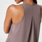 Spanx Casual Fridays Curved Hem Tank-Smoke