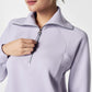 Spanx AirEssentials Half Zip-Violet Air