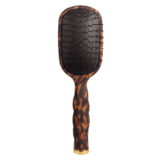 Teleties Full Sized Detangler Hair Brush for Fine Hair – Tortoise