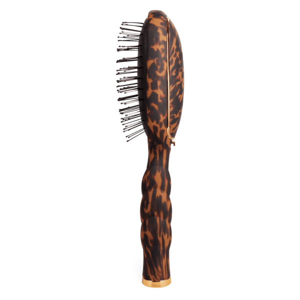 Teleties Full Sized Detangler Hair Brush for Fine Hair – Tortoise