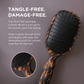 Teleties Full Sized Detangler Hair Brush for Fine Hair – Tortoise