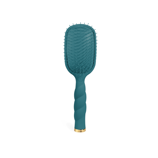 Teleties Full Sized Detangler Hair Brush for Medium Hair – Teal With It