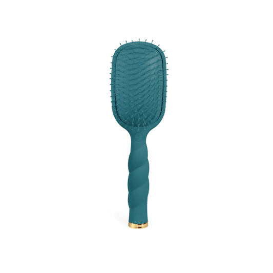 Teleties Full Sized Detangler Hair Brush for Medium Hair – Teal With It
