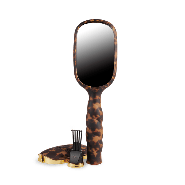 Teleties Full Sized Detangler Hair Brush for Medium Hair – Tortoise