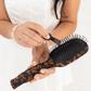 Teleties Full Sized Detangler Hair Brush for Medium Hair – Tortoise
