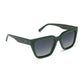DIFF Eyewear “Amara” Fairway Green Grey Gradient Polarized Sunglasses