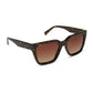DIFF Eyewear “Amara” Glitter Tortoise Brown Gradient Polarized Sunglasses