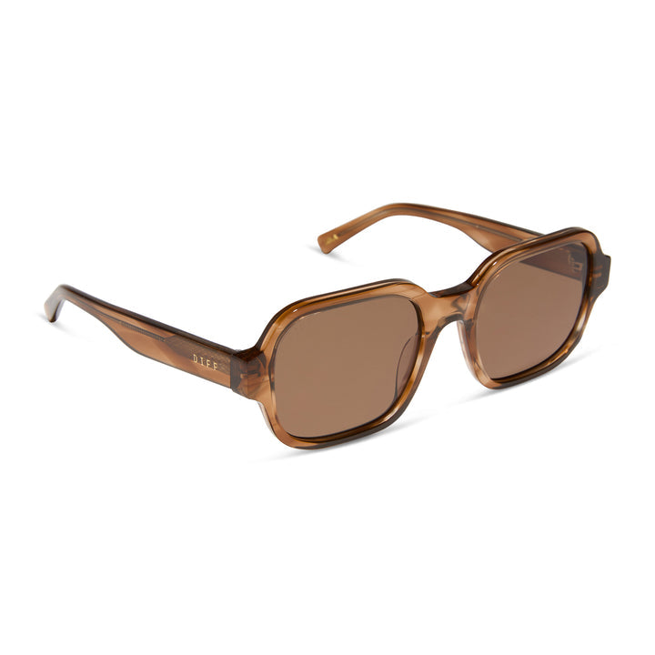 DIFF Eyewear “Aspyn Ovard” Lola Tortoise Brown Sunglasses
