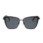 DIFF Eyewear “Becky” Non-Polarized Black Sunglasses