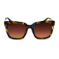 DIFF Eyewear Bella Glacial Tortoise Brown Gradient Sunglasses