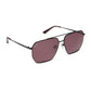DIFF Eyewear “Berkely” Black Dark Cherry Sunglasses