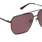 DIFF Eyewear “Berkely” Black Dark Cherry Sunglasses