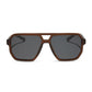DIFF Eyewear "Cameron"  Whiskey + Grey Gradient Polarized Sunglasses
