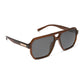 DIFF Eyewear "Cameron"  Whiskey + Grey Gradient Polarized Sunglasses