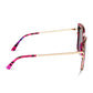 Diff Eyewear Clarisse Pink Rush Tortoise Grey Sunglasses