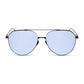 Diff Eyewear "Dash" Black + Lavender Mirror