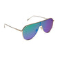 Diff Eyewear "Dash" Shield Gold + Green Mirror