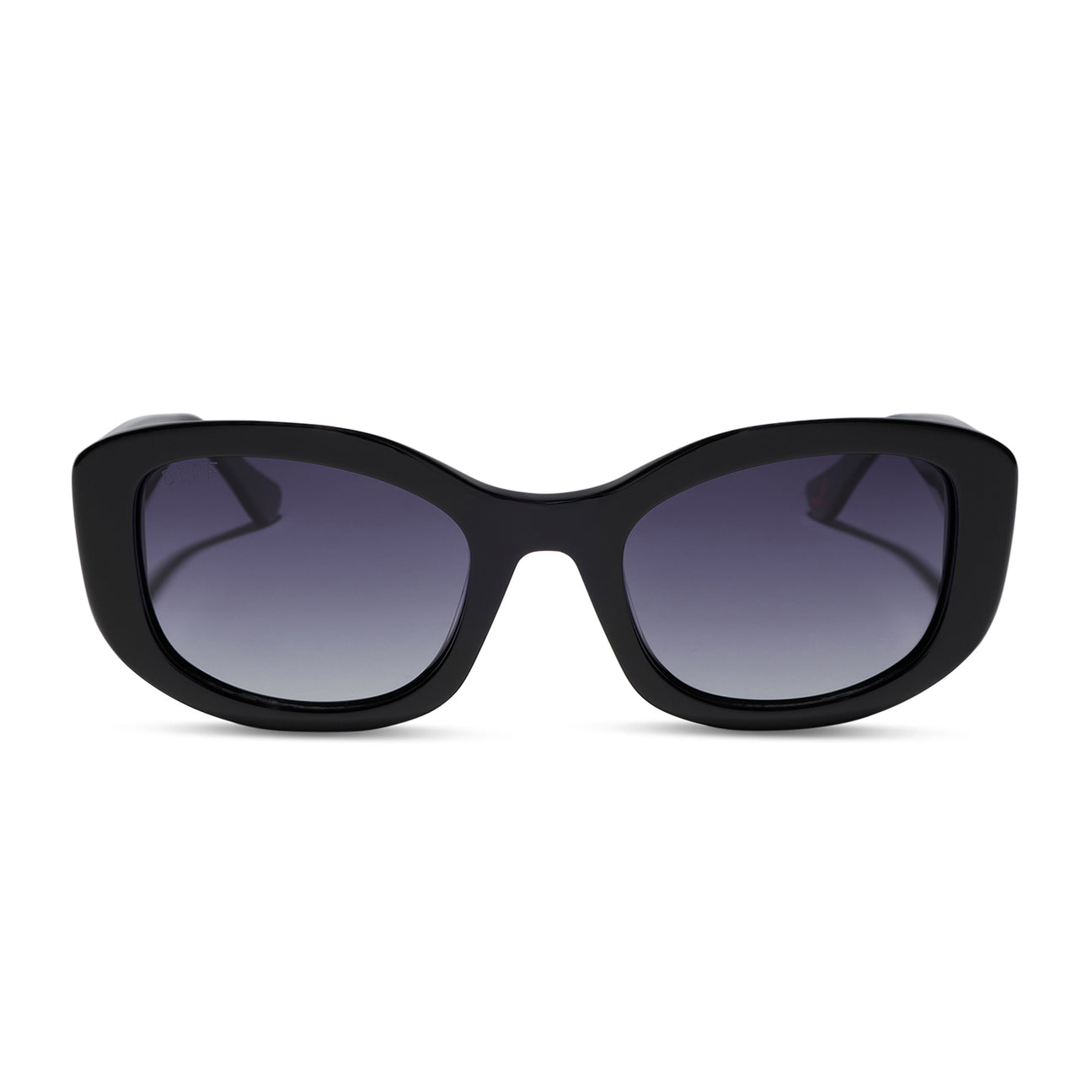 DIFF Eyewear Devil Wears Prada "Miranda" Polarized Sunglasses-Black Grey Gradient