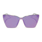 DIFF Eyewear “Goldie” Opalescent Pink Cherry Blossom Mirror