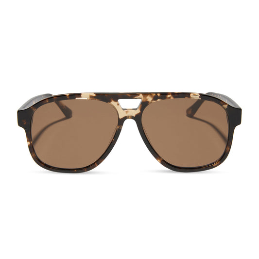 DIFF Eyewear “Jessie James Decker” Nash Espresso Tortoise Brown Sunglasses