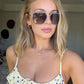 Diff Eyewear “Jordan”  Clubhouse Blue Gold Grey Gradient Polarized Sunglasses