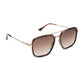 DIFF Eyewear "Jordan" Confetti Tortoise Brown Gradient Sunglasses