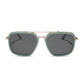 Diff Eyewear “Jordan” Steel Teal Grey Sunglasses
