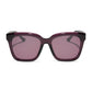 Diff Eyewear Aubergine Aubergine Silver Flash Sunglasses