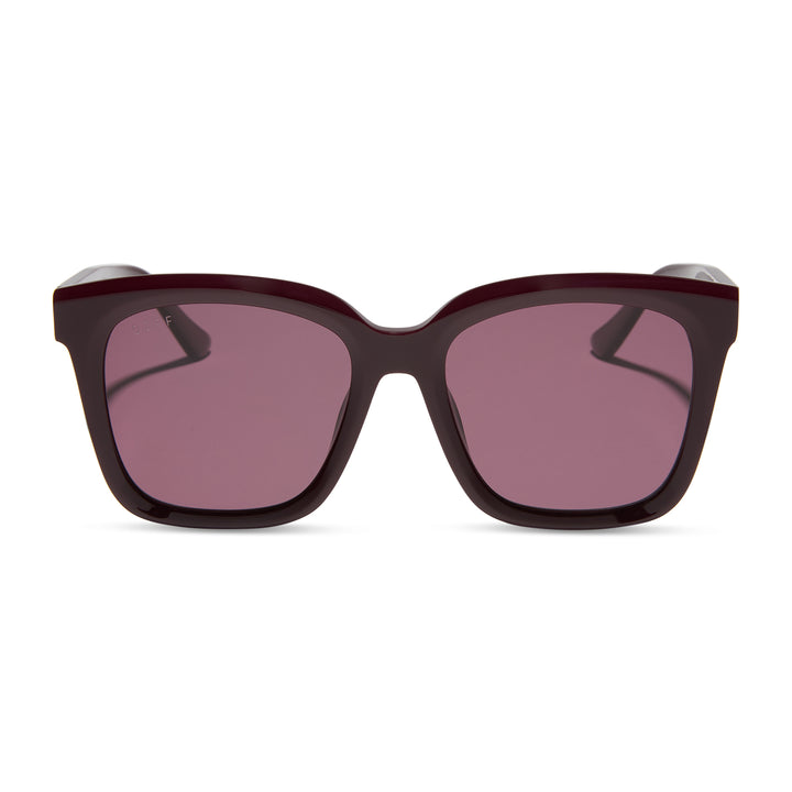 DIFF Eyewear "Meredith" Dark Cherry Lacquer